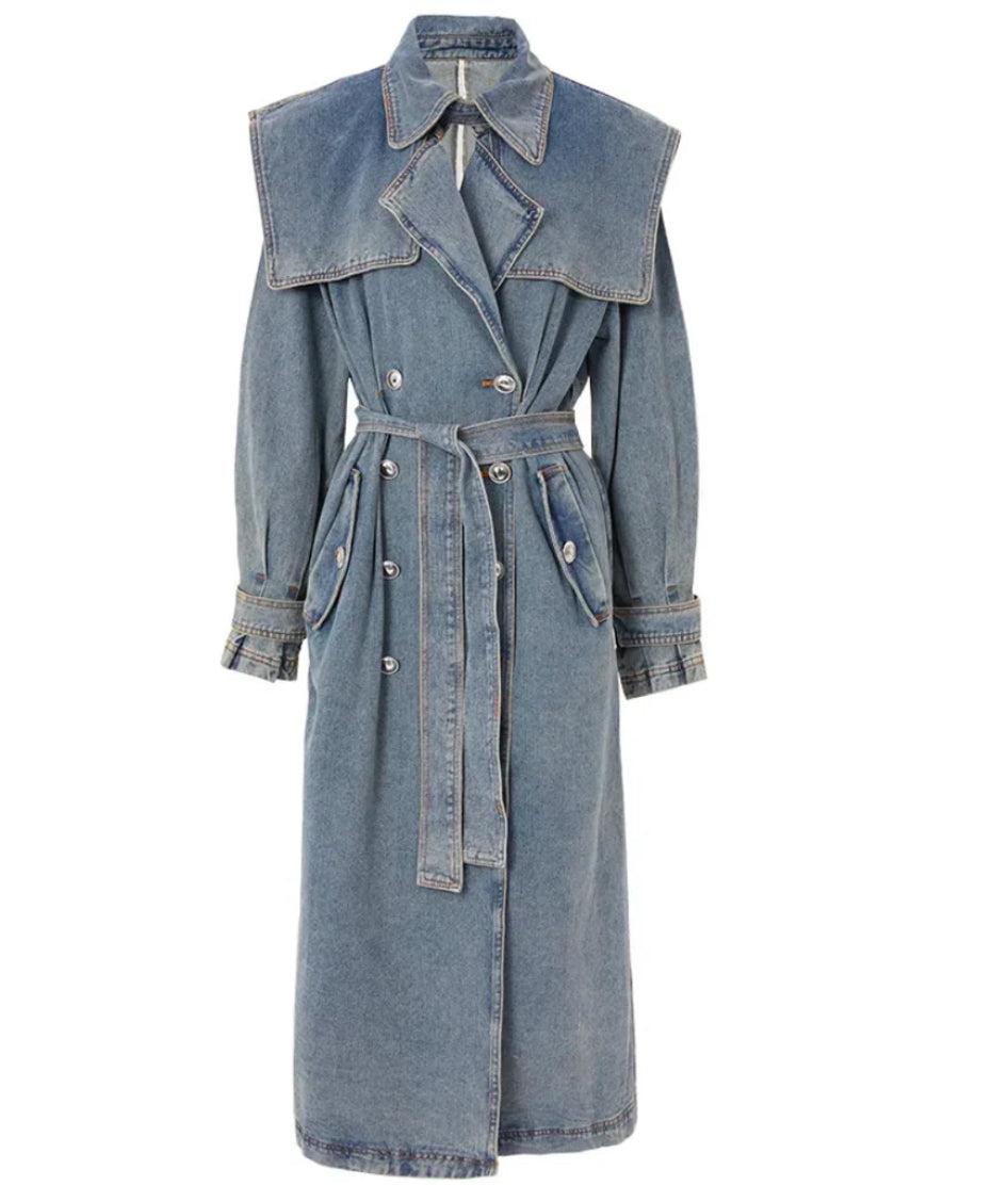 Echelon Denim Trench