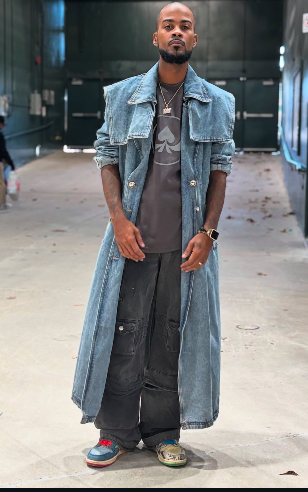 Echelon Denim Trench