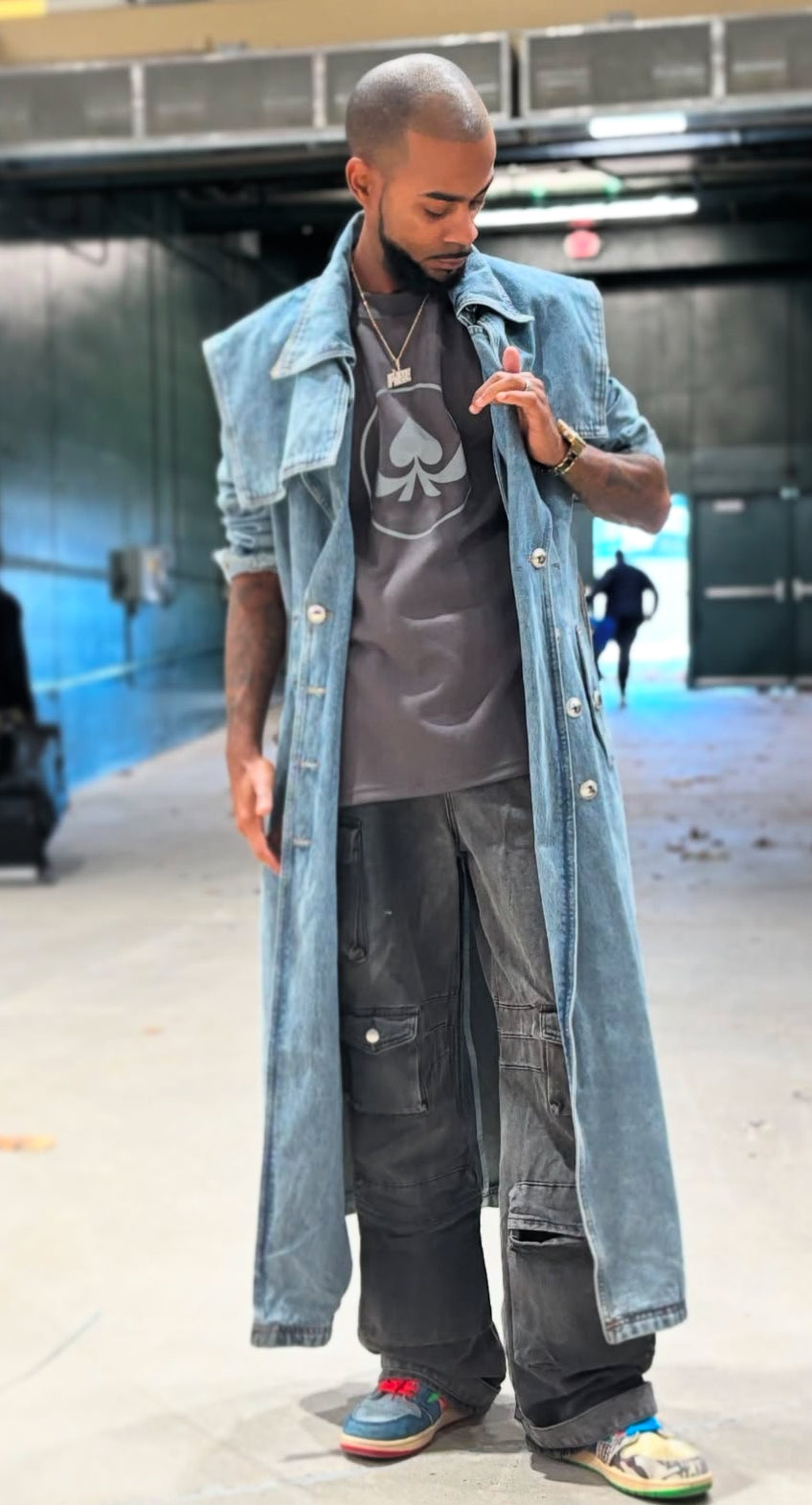 Echelon Denim Trench
