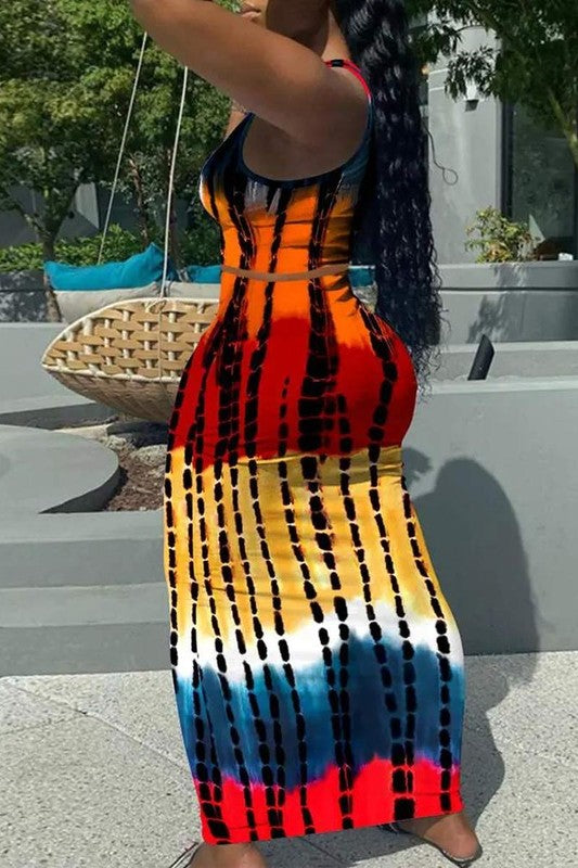 Bandhani 2pc Maxi