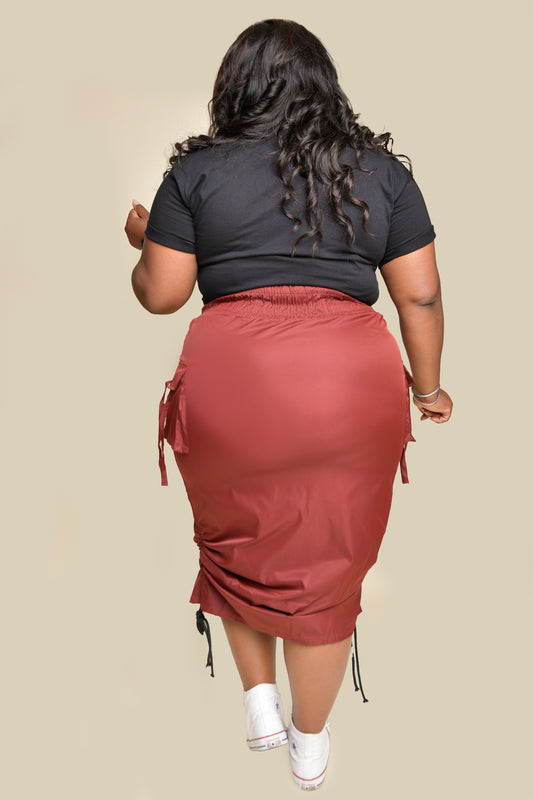Bombshell Drawstring Skirt