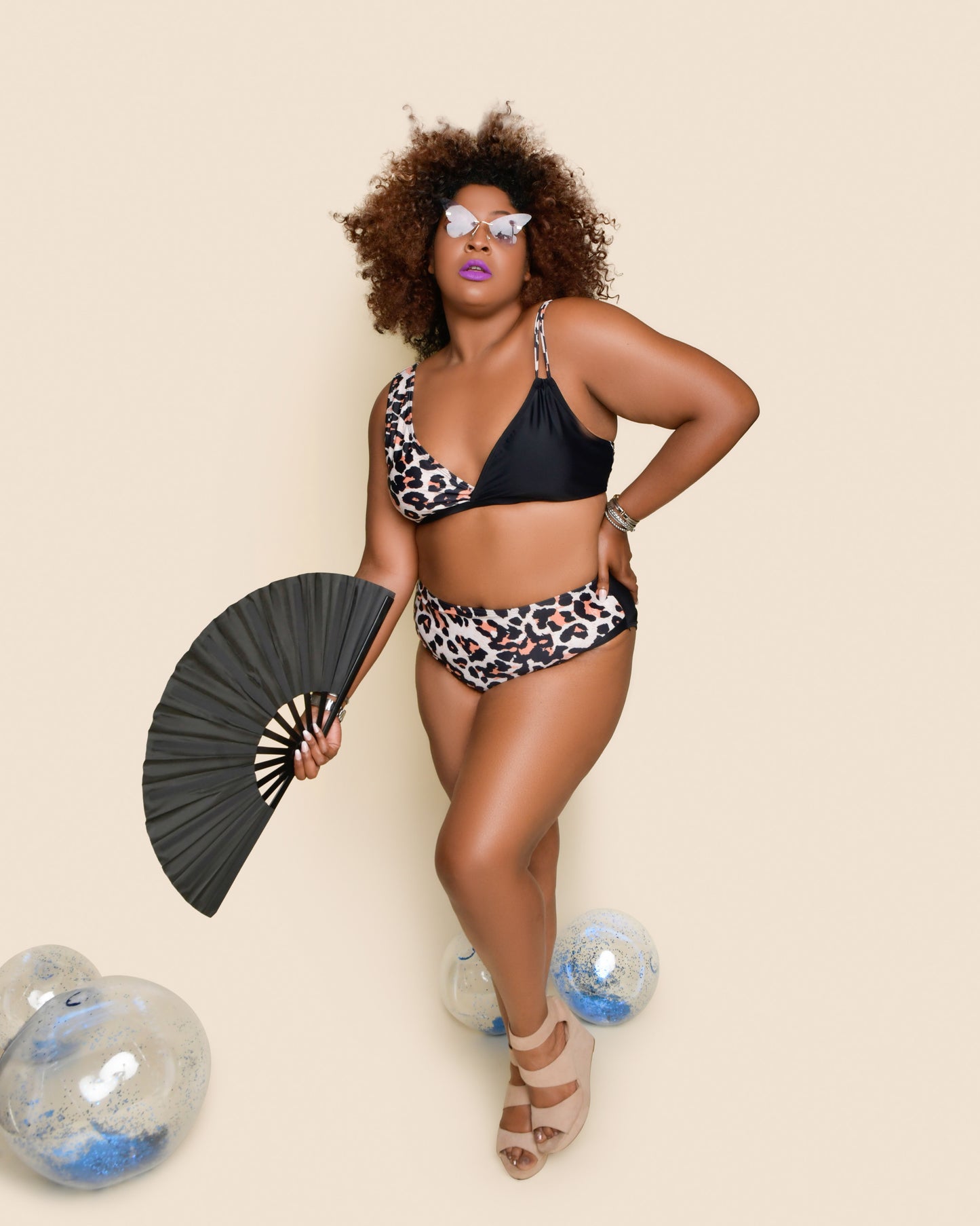 Printed Solid 2pc Slaywear